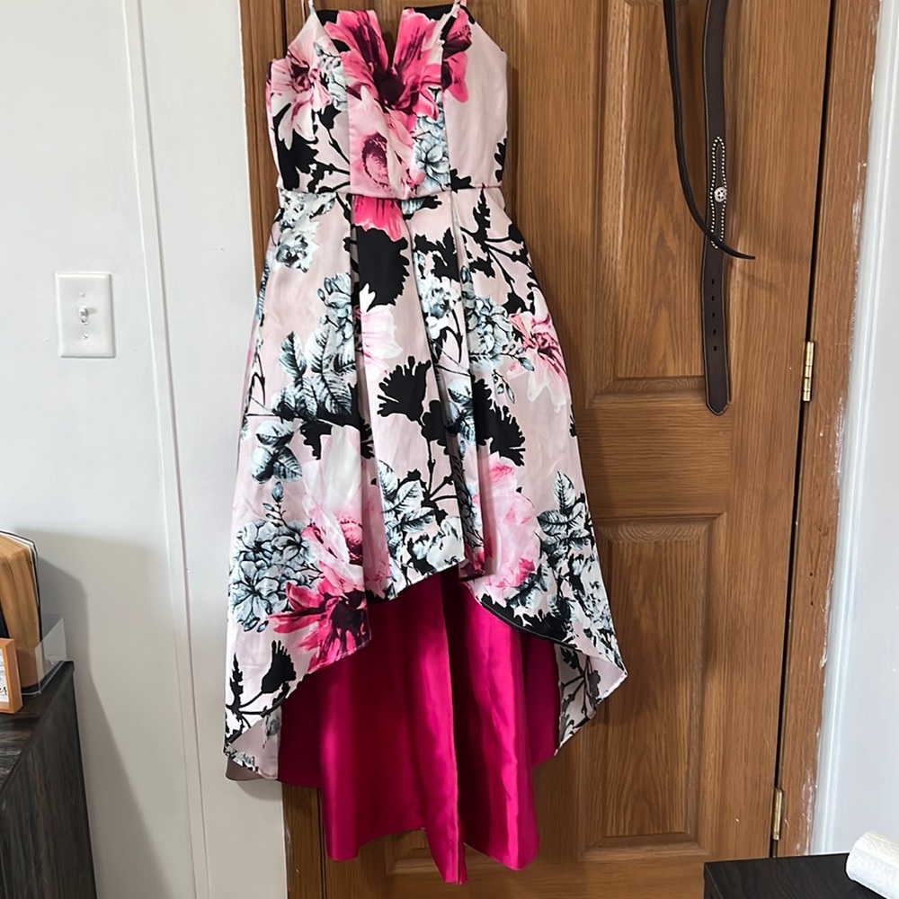 Flower pink dress